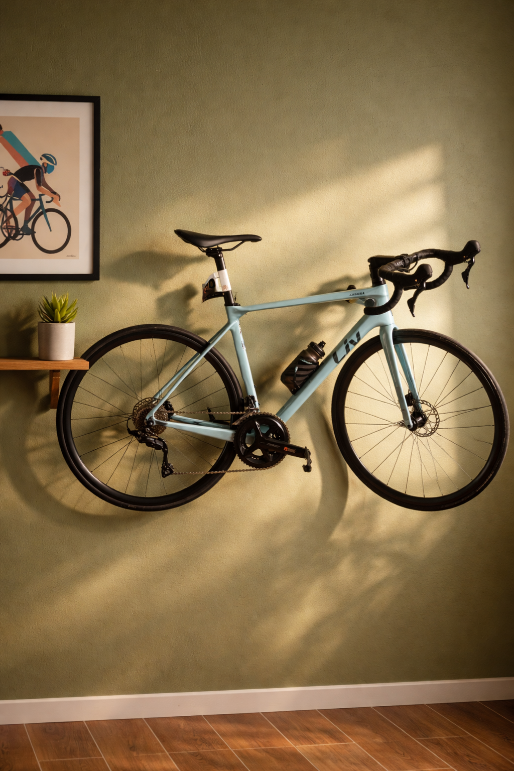 Rack de pared para bicicleta